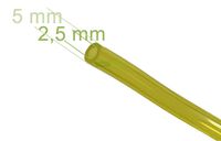 perfektGarten 2,5x5 mm brandstofslang, olieaansluitslang voor motormaaier, kettingzaag, grastrimmer, heggenschaar
