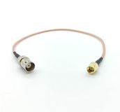 Jetfon 25 cm RG-316 coaxiale verlengkabel - SMA (M) naar BNC (F) stekker