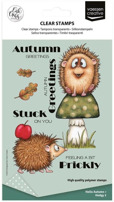 Vaessen Creative Clear Stamps Hedgy 2