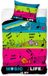 Sweet Home Music is my life dekbedovertrek 140 x 200 cm - 70 x 90 cm - Katoen