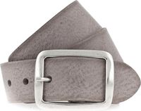 Vanzetti Leren Riem Genuine Beauty 40mm Full Leather Belt W75 Mouse Gray Grijs