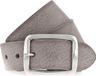 Vanzetti Leren Riem Genuine Beauty 40mm Full Leather Belt W75 Mouse Gray Grijs