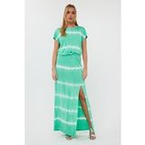 Esqualo Jupe Tie Dye Vert