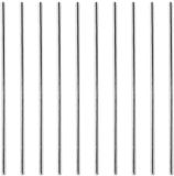 Merkloos 10 STKS 4mm HSS Stalen Draaibank Ronde Staaf Bar Cilindrische Pin DIY Craft Tool