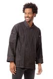 Chef Works Gramercy Denim Chef-jas, zwart, groot