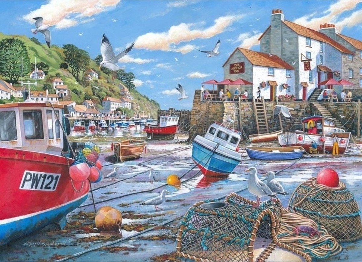 House Of Puzzles Low Tide Puzzel 1000 Stukjes