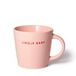 Vondels JINGLE BABE roze cappuccino mok (250 ml)