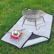 Shenzhen Haorui Industrial Technology Co., Ltd. Tapis de panier anti-feu avec stylo Tapis ignifuge pour terrasse Barbecue Cheminée Herbe Pelouse Jardin et Extérieur - Argent 50 x 80 cm
