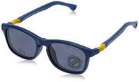 GAFAS NANOVISTA Power Up Sc 3.0 Uniseks zonnebril, Mat marineblauw/geel