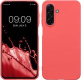 kwmobile telefoonhoesje geschikt voor Samsung Galaxy A17 4G / 5G - Hoesje voor smartphone - Back cover in neon koraal
