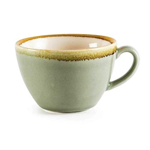 Olympia Kiln GP480 Mos Cappuccino Cup - 340 ml - Groen (Pack van 6)