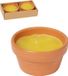 Bougies anti-moustiques en céramique, set de 2. 7,5 cm x 4 cm
