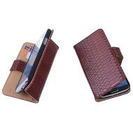 Best Cases Slang Rood Bookcase Cover Hoesje Galaxy Grand Neo i9060 - 8718883029552