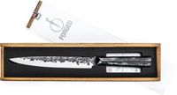 Forged Brute Vleesmes 20cm - RVS - In Houten Giftbox