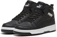 PUMA Rebound V6 Mid WTR Jr Unisex Sneakers - Puma Black-Puma White - Maat 36