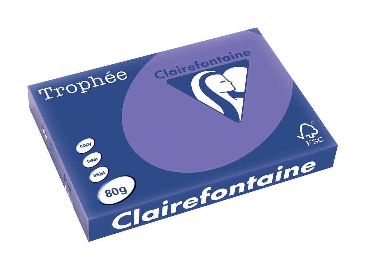 Clairefontaine Trophée Intens A3 violet 80 g 500 vel