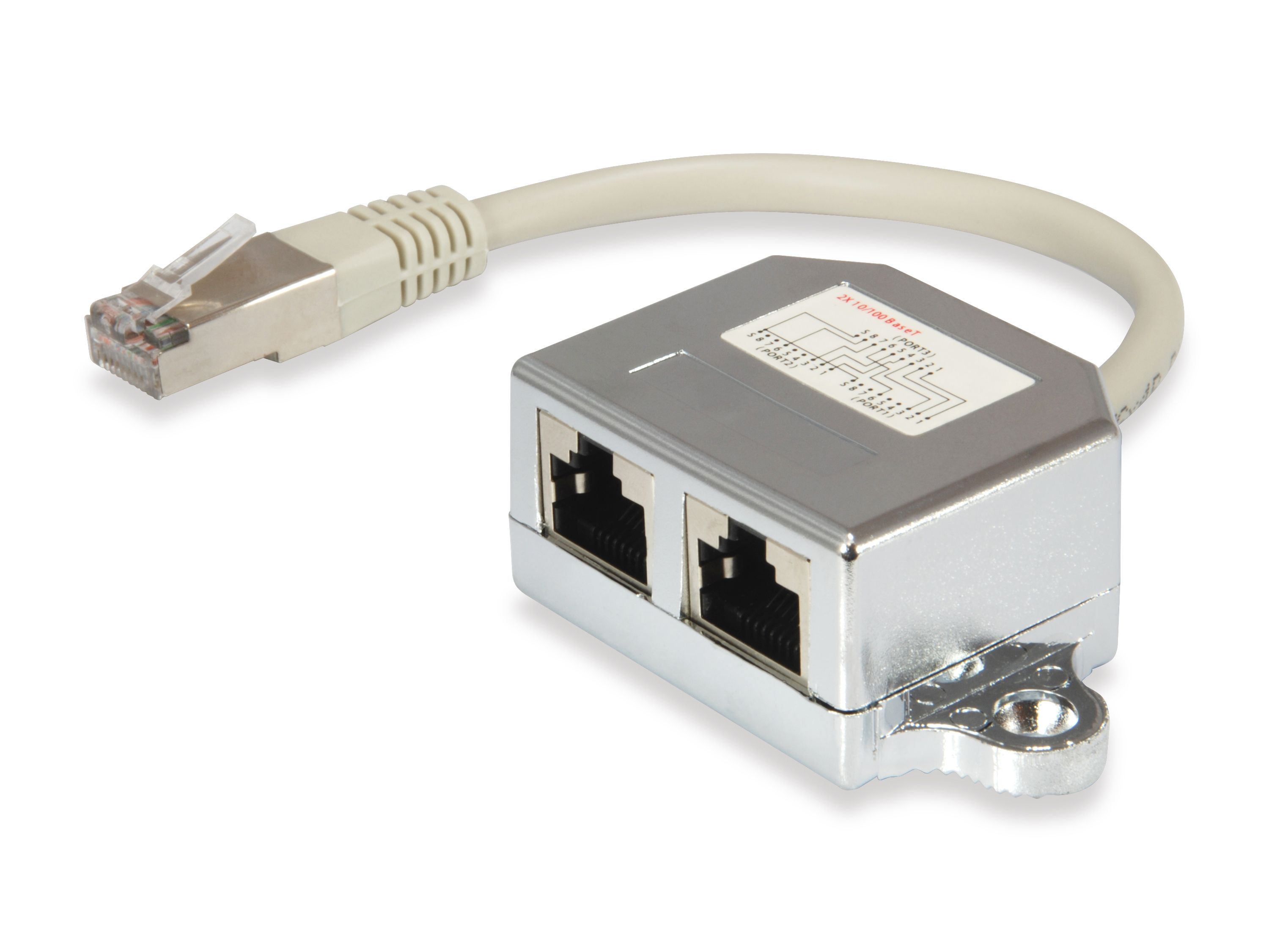 Equip 127608 - Netwerk Splitter - Zilver