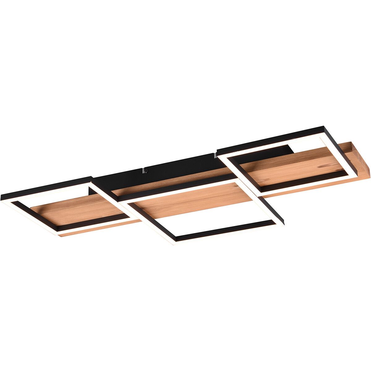 BES LED Trion Harla Plafondlamp - 30W - Warm Wit 3000K - Dimbaar - Zwart