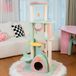 Azomor Poteau griffoir robuste et luxueux pour chats avec plusieurs étages et aires de jeu