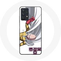 Maniacase Etui voor Samsung Galaxy A32 5G Saitama One Punch Man Anime Poster