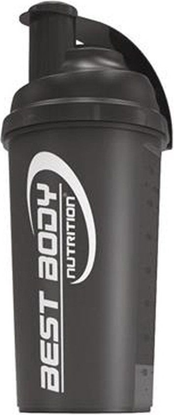 Best Body Nutrition Drinkfles Fitness 700 ml Zwart, Wit
