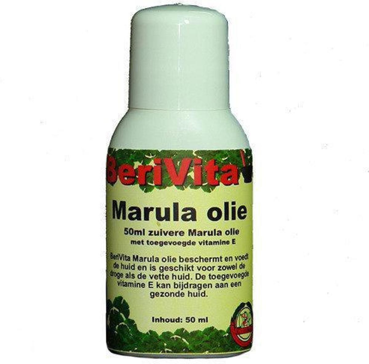 Berivita Marula Olie Puur 50ml Huid 100% natuurlijk krachtig & puur