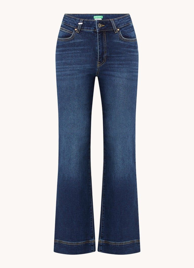 Benetton High Waist Flared Jeans - Biologische Katoenblend