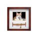 Pearhead Hondenhalsband aandenkader - dubbel display, gedenkteken aandenken voor katten en honden, muurbevestiging of tafelblad, en woondecoratie voor huisdiereigenaren, espresso