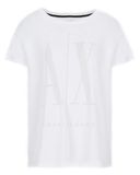 Armani Exchange Icon Period Damen T-Shirt Weiß XL