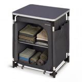 TRVLMORE Campingkast - Campingkeuken - 70KG Draagvermogen - Aluminium Frame - Inklapbaar - Incl. Draagtas - 50x60x72CM - Grijs