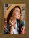 HAES deco Kunststof fotolijst Chester bruin voor 1 foto formaat 15x20