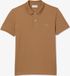 Lacoste Slim Fit polo - cookie lichtbruin