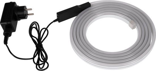 EGLO connect.z Flatneon Z Smart LED Strip - 500 cm - Wit - Instelbaar RGB & wit licht - Dimbaar - Zigbee - Binnen en Buiten