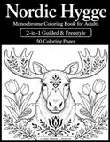 Nordic Hygge Monochrome Coloring Book for Adults