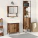 Maison Exclusive - Ensemble de mobilier de salle de bain avec étagère 3 pièces Marron