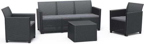 Keter Claire 5-zits loungeset Grafiet