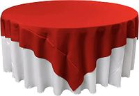 LA Linen polyester Poplin Square Tablecloth