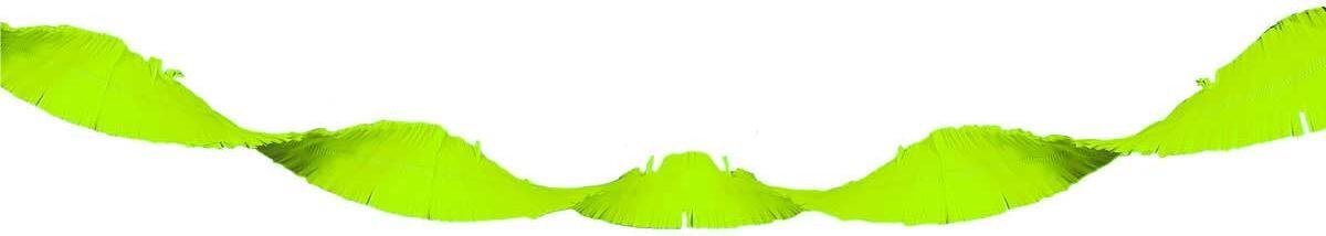 Folat Slinger 18 Meter Crêpepapier Neongroen groen
