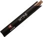 Garciadepou 100x Wegwerp Houten Japanse/Chinese Eetstokjes 19,5cm Bamboe Chopsticks in Zwart Hoesje