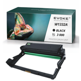 Evoke W1332A 332A Zwart Trommel voor HP LaserJet 408Dn M408Dn Mfp 432Fdn - 30000 Pagina's