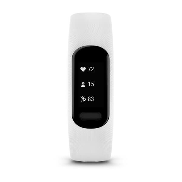 Garmin Vívosmart 5 Activity Tracker - OLED Display - GPS - White - S/M