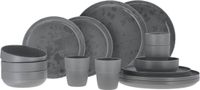 Travellife Palma Camping Serviesset dark grey 16-delig