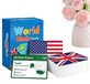 Wereldvlaggen Flashcards, 245 pièces Ensemble éducatif d'apprentissage et de jeu