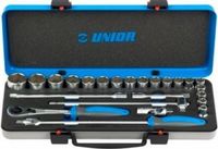 Unior SET DOPPEN 1/2 - 10 - 32 MM / 24 PCS