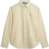 Superdry Slim Oxford Bd Overhemd Met Lange Mouwen Geel L Vrouw