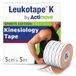 Actimove Leukotape K Kinesiotape pour le soutien musculaire et le soulagement de la douleur, 5 cm x 5 m, beige, 1 rouleau