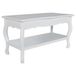 vidaXL Salontafel - Wit - MDF - 87.5 x 42 x 44 cm