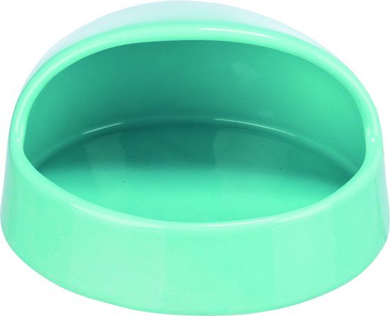 Trixie Zandbad Keramiek - 16 cm - 3 Stuks - Voor Muizen en Hamsters, Met Dakje