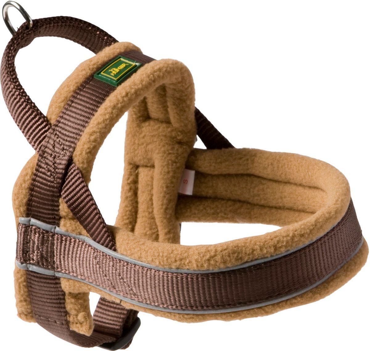Hunter Harnas Norweger Racing Nylon Large - Bruin / Cognac