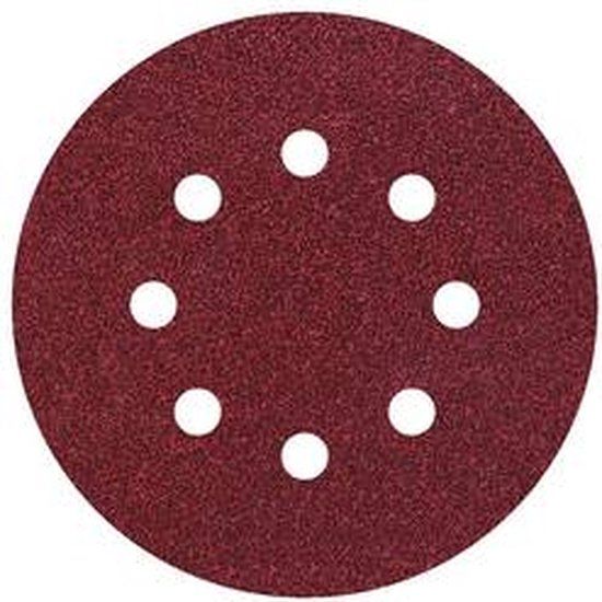 Wolfcraft - 5 sanding discs for wood/metal, Ø 125 mm, grit 24